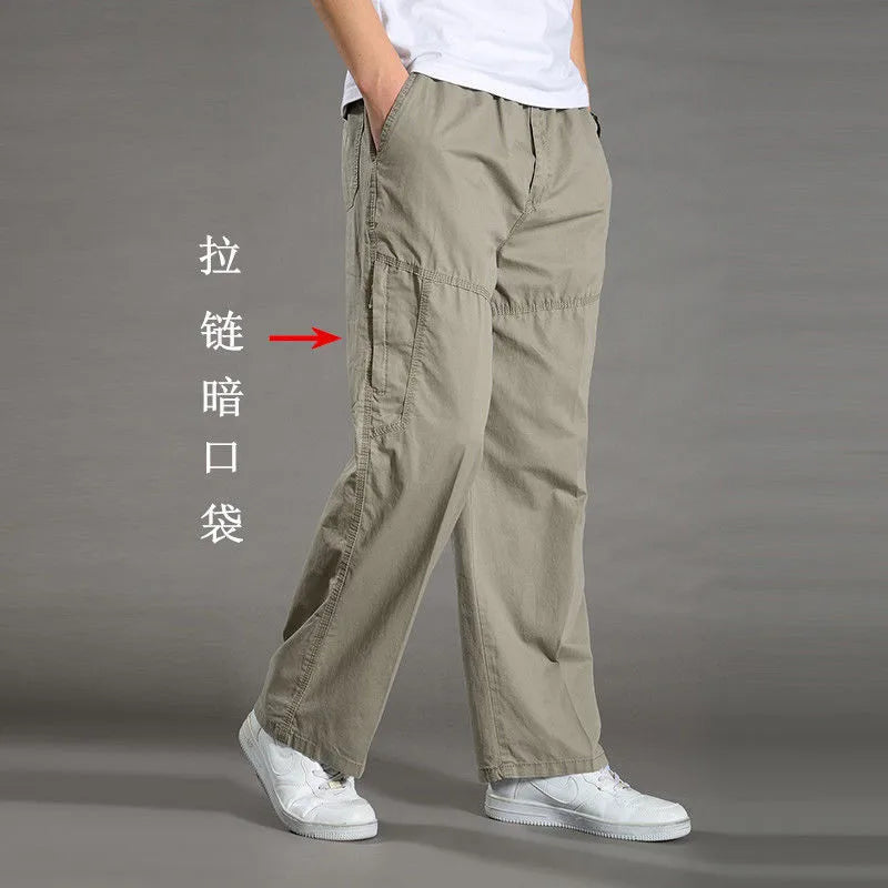 Men’s Cotton Cargo Jogger Pants