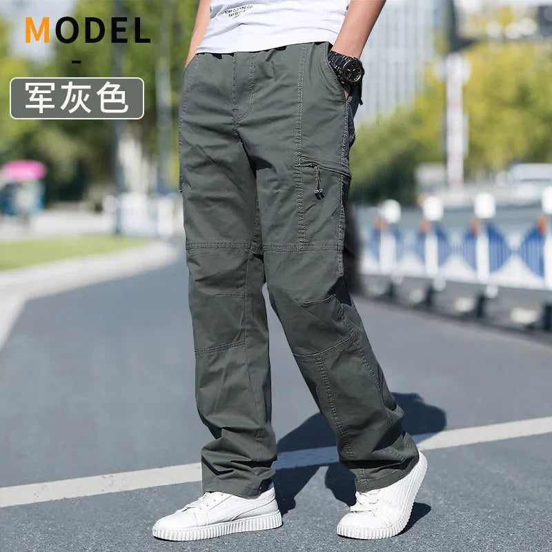 Men’s Cotton Cargo Jogger Pants