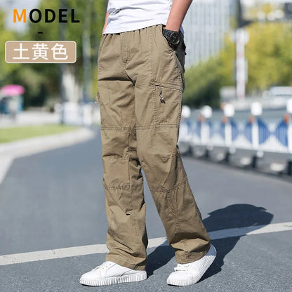 Men’s Cotton Cargo Jogger Pants