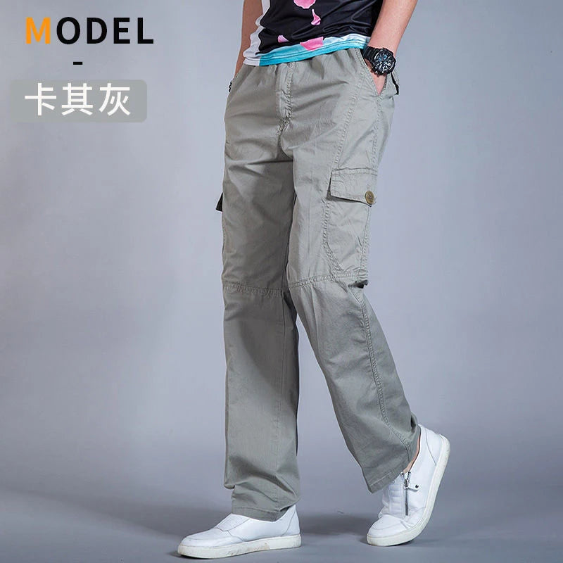 Men’s Cotton Cargo Jogger Pants