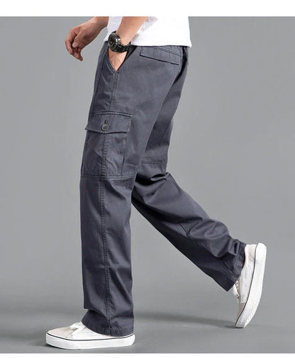 Men’s Oversized Cotton Cargo Pants