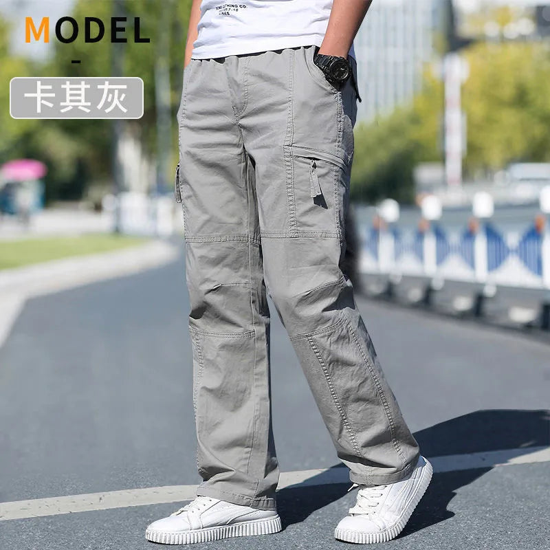 Men’s Cotton Cargo Jogger Pants