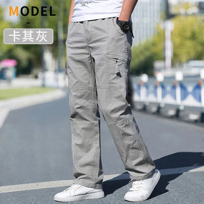Men’s Oversized Cotton Cargo Pants