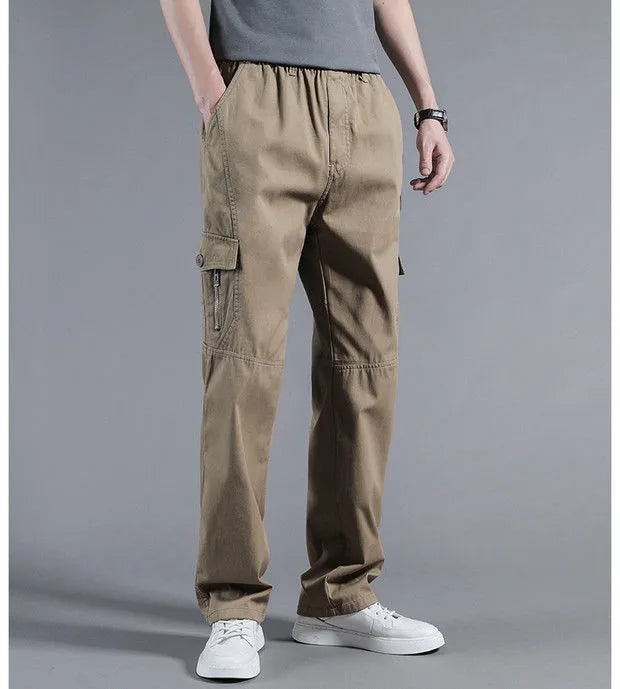 Men’s Oversized Cotton Cargo Pants