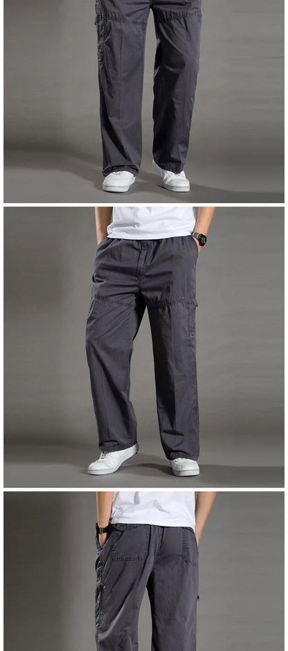 Men’s Cotton Cargo Jogger Pants