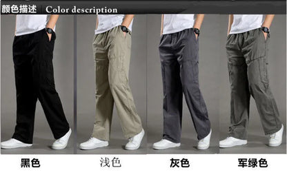 Men’s Cotton Cargo Jogger Pants