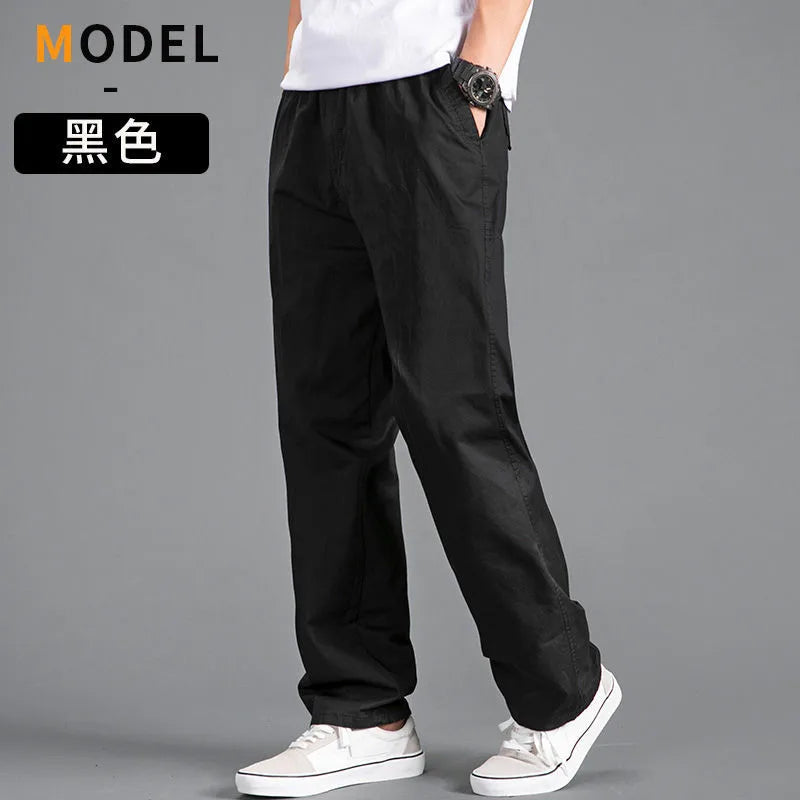 Men’s Oversized Cotton Cargo Pants