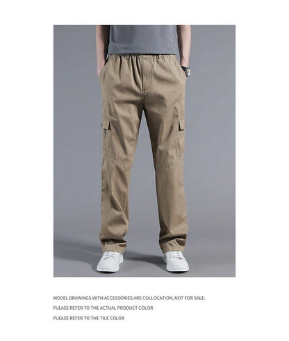 Men’s Oversized Cotton Cargo Pants
