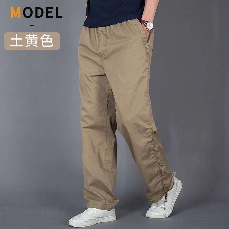 Men’s Oversized Cotton Cargo Pants