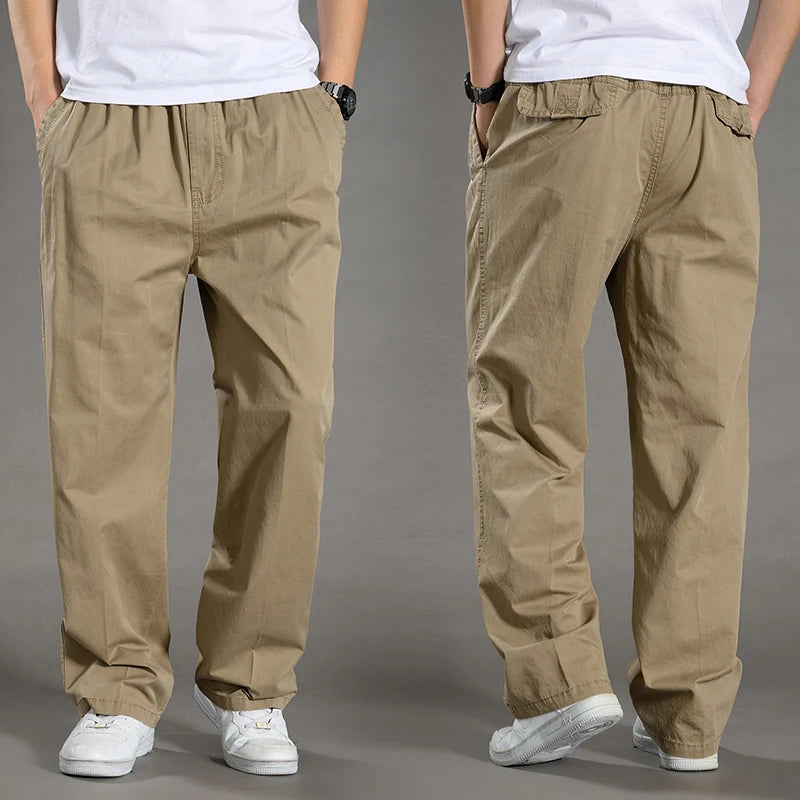 Men’s Cotton Cargo Jogger Pants