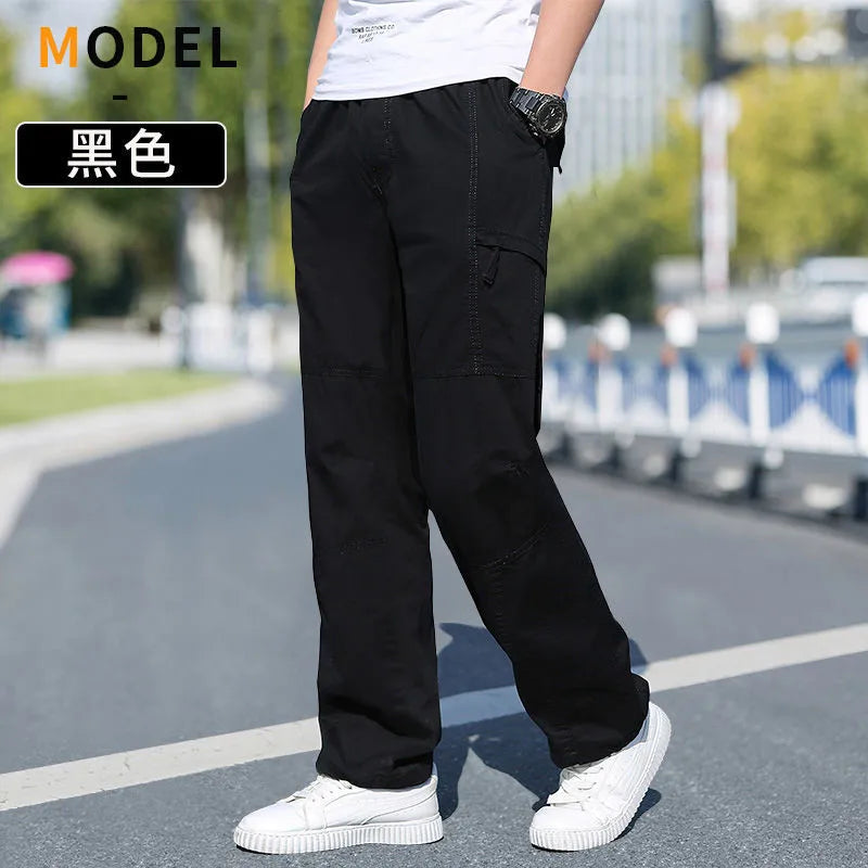 Men’s Cotton Cargo Jogger Pants