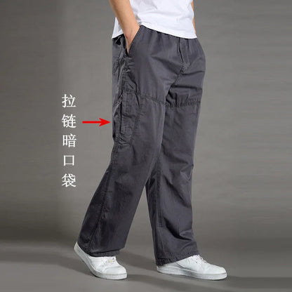 Men’s Cotton Cargo Jogger Pants