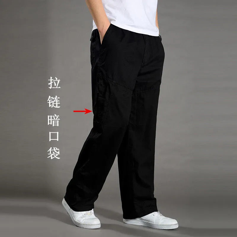 Men’s Cotton Cargo Jogger Pants
