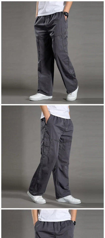 Men’s Cotton Cargo Jogger Pants