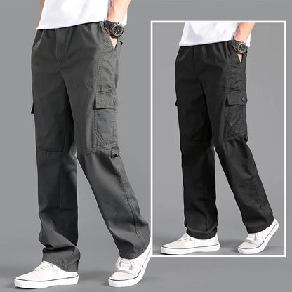Men’s Oversized Cotton Cargo Pants