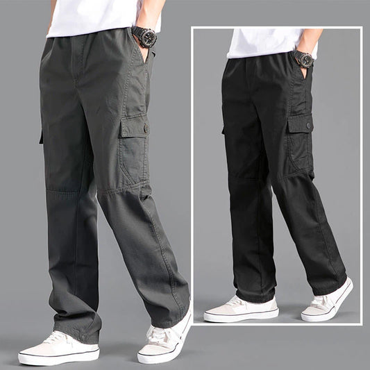 Men’s Oversized Cotton Cargo Pants