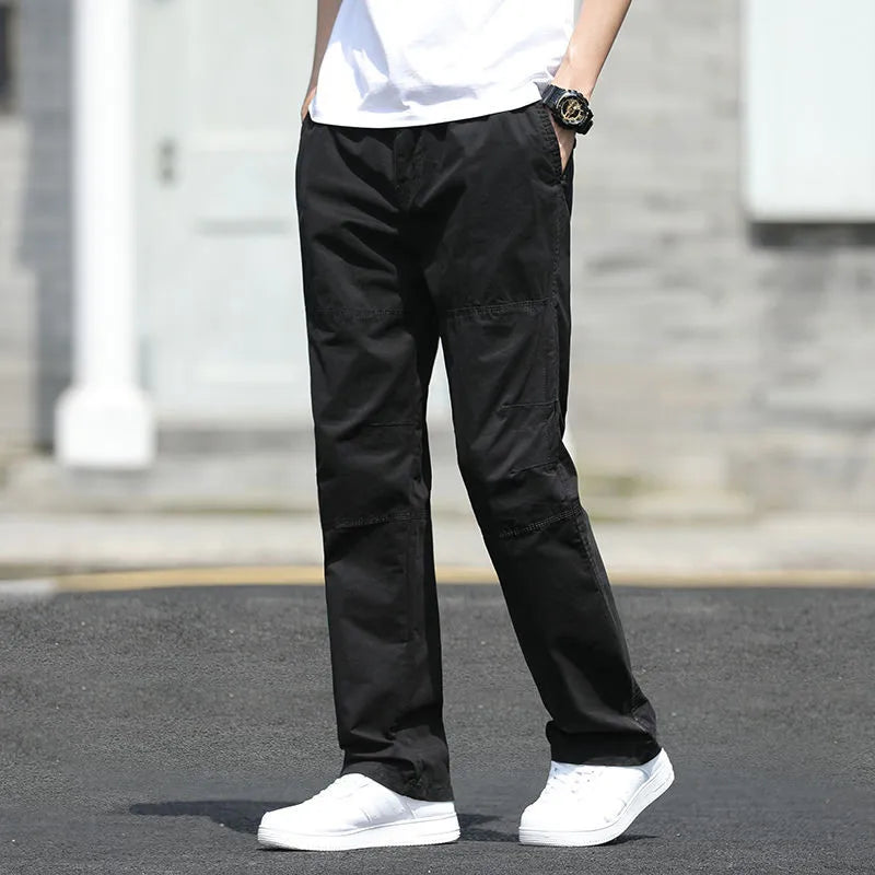 Men’s Oversized Cotton Cargo Pants