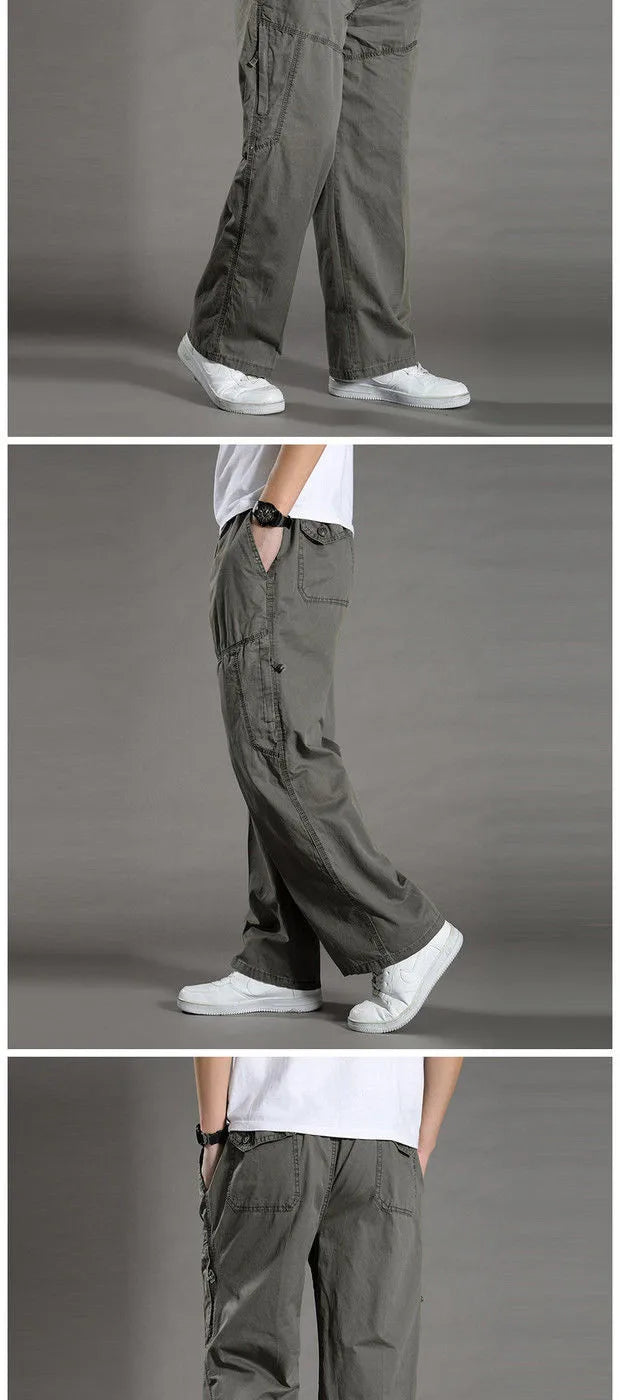 Men’s Cotton Cargo Jogger Pants