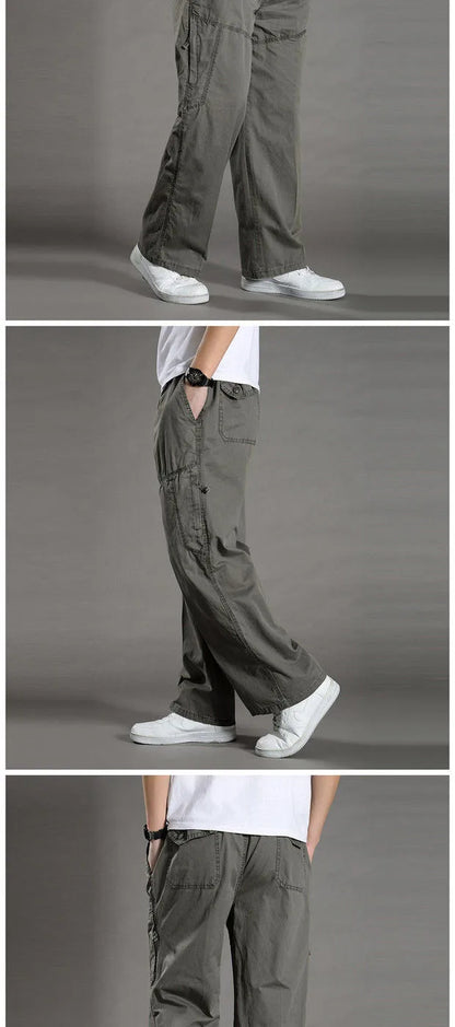Men’s Cotton Cargo Jogger Pants