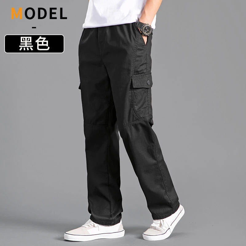 Men’s Cotton Cargo Jogger Pants
