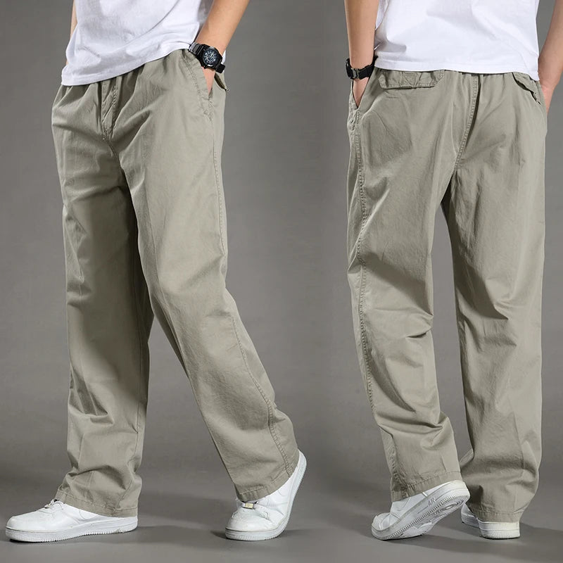 Men’s Cotton Cargo Jogger Pants