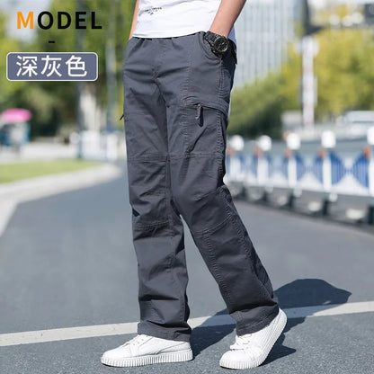 Men’s Cotton Cargo Jogger Pants
