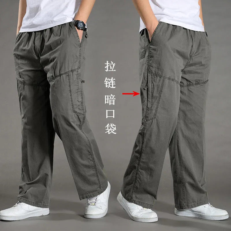Men’s Cotton Cargo Jogger Pants