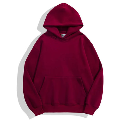 Maroon hoodie on a white background