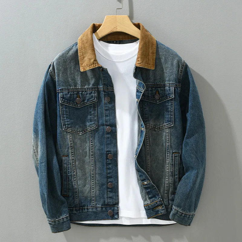 Vintage Patchwork Denim Jacket