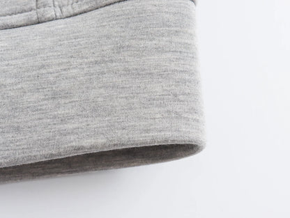 Close-up of gray fabric on a white background