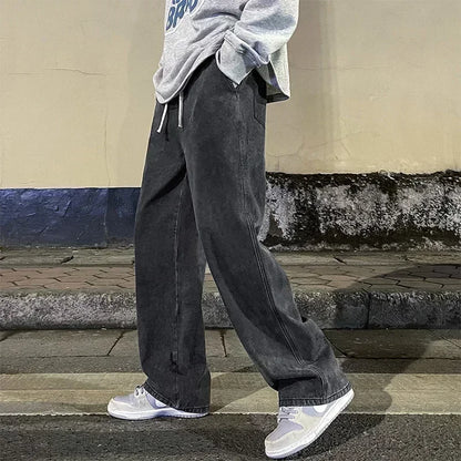 Korean Style Baggy Wide Leg Jeans
