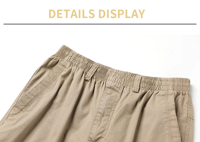 Men’s Cotton Cargo Jogger Pants