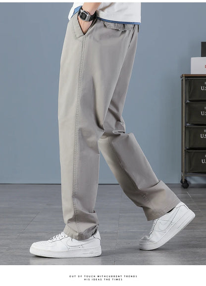 Men’s Cotton Cargo Jogger Pants