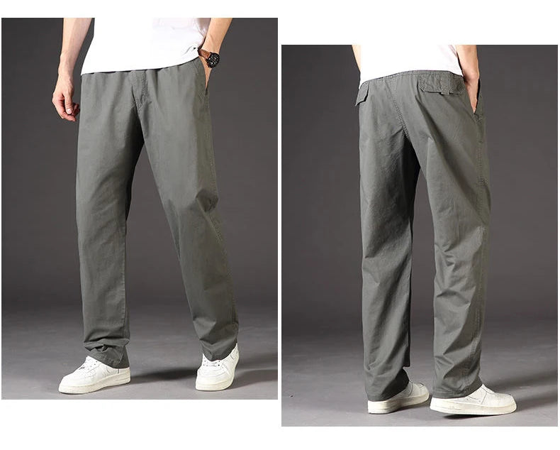 Men’s Cotton Cargo Jogger Pants