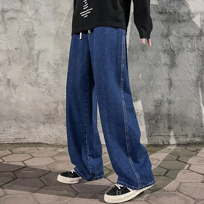 Korean Style Baggy Wide Leg Jeans