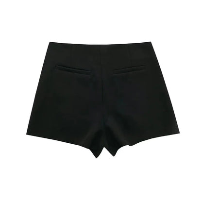 Black shorts on a white background