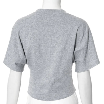 Women Cropped Streetwear T-Shirt
