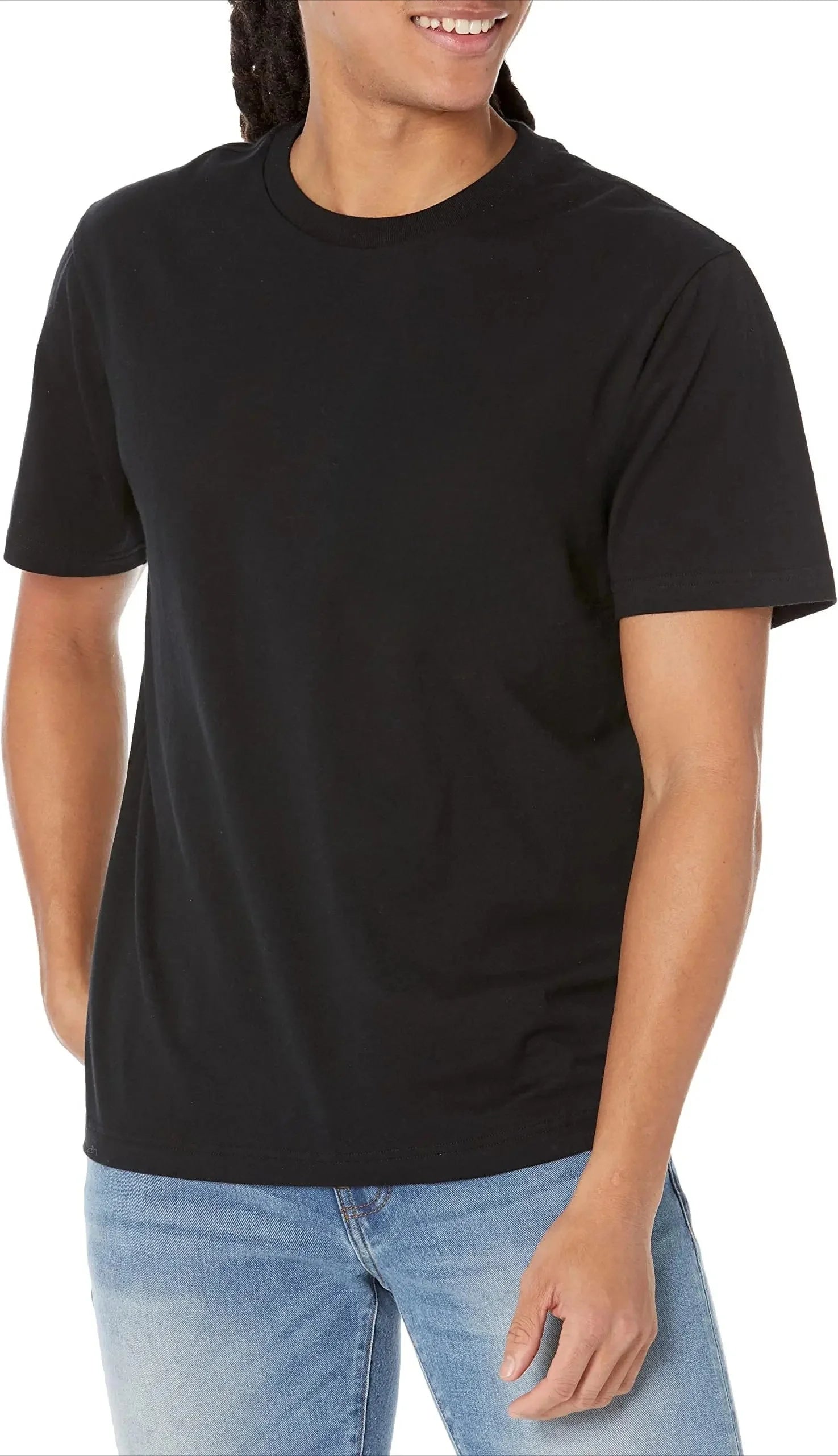 Oversized Cotton Solid Color T-Shirt
