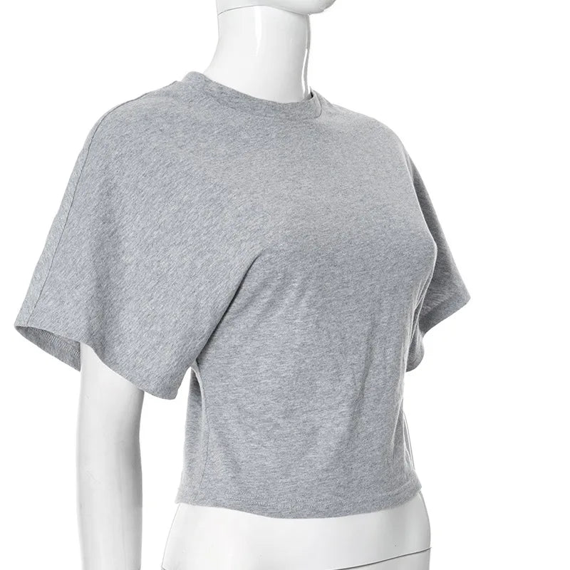 Women Cropped Streetwear T-Shirt
