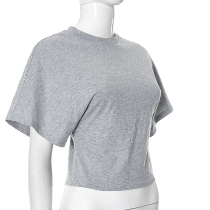 Women Cropped Streetwear T-Shirt
