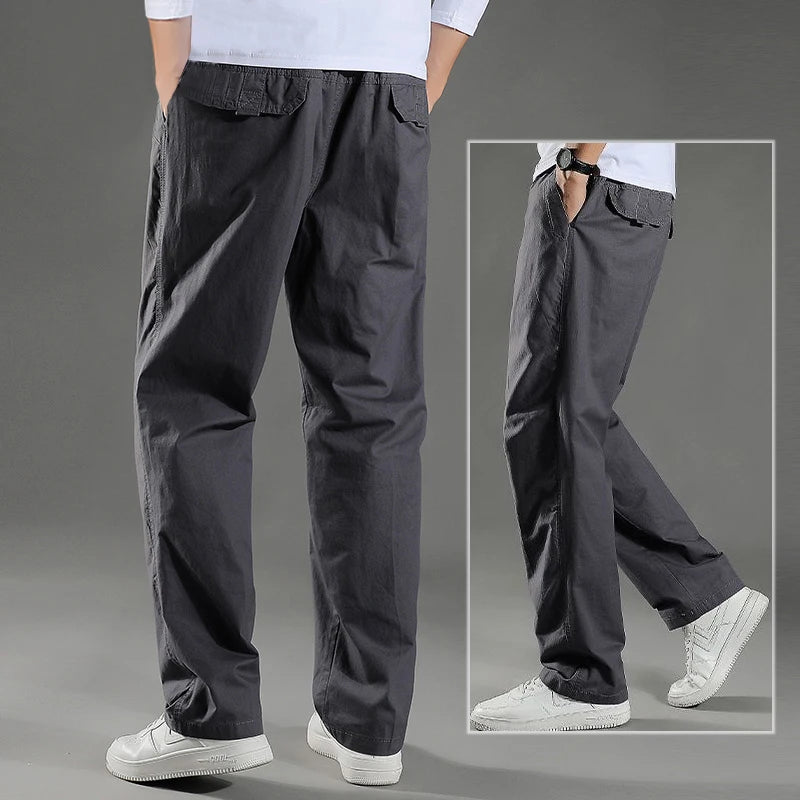 Men’s Cotton Cargo Jogger Pants