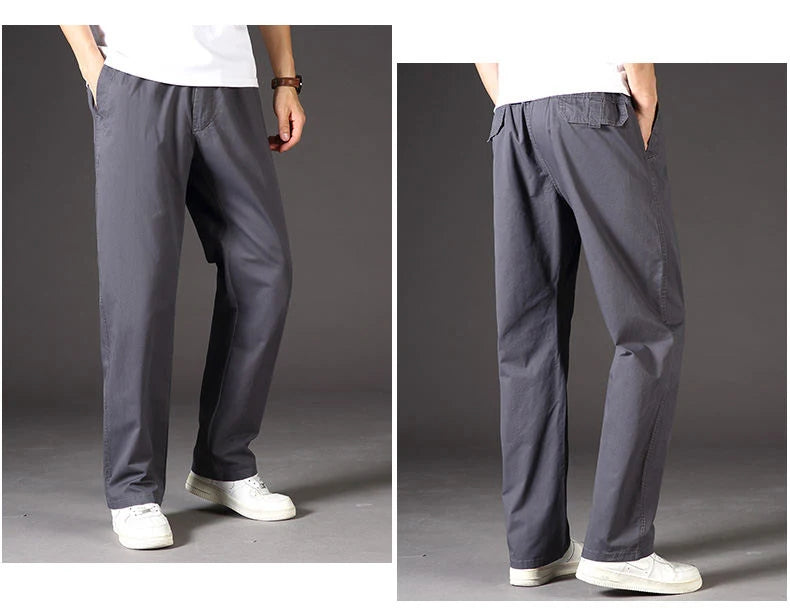 Men’s Cotton Cargo Jogger Pants