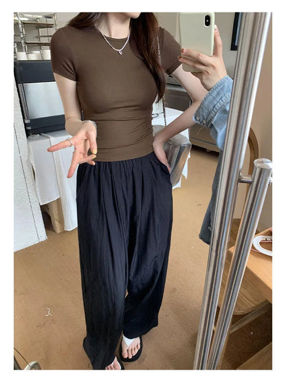 Women Y2K Crop Top T-Shirt