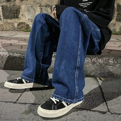 Korean Style Baggy Wide Leg Jeans