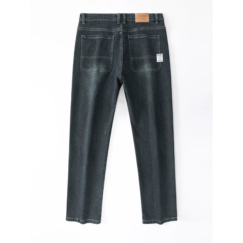 Black jeans on a white background