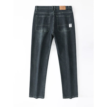 Black jeans on a white background