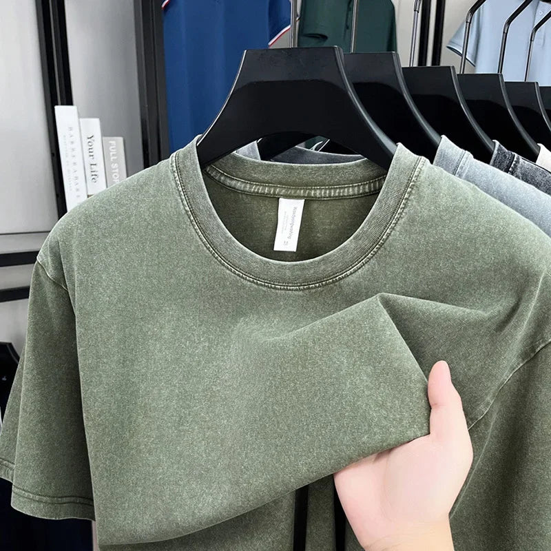 American Retro Oversized Washed T-Shirt