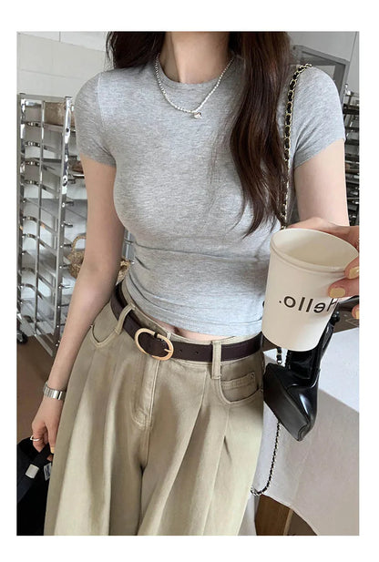 Women Y2K Crop Top T-Shirt