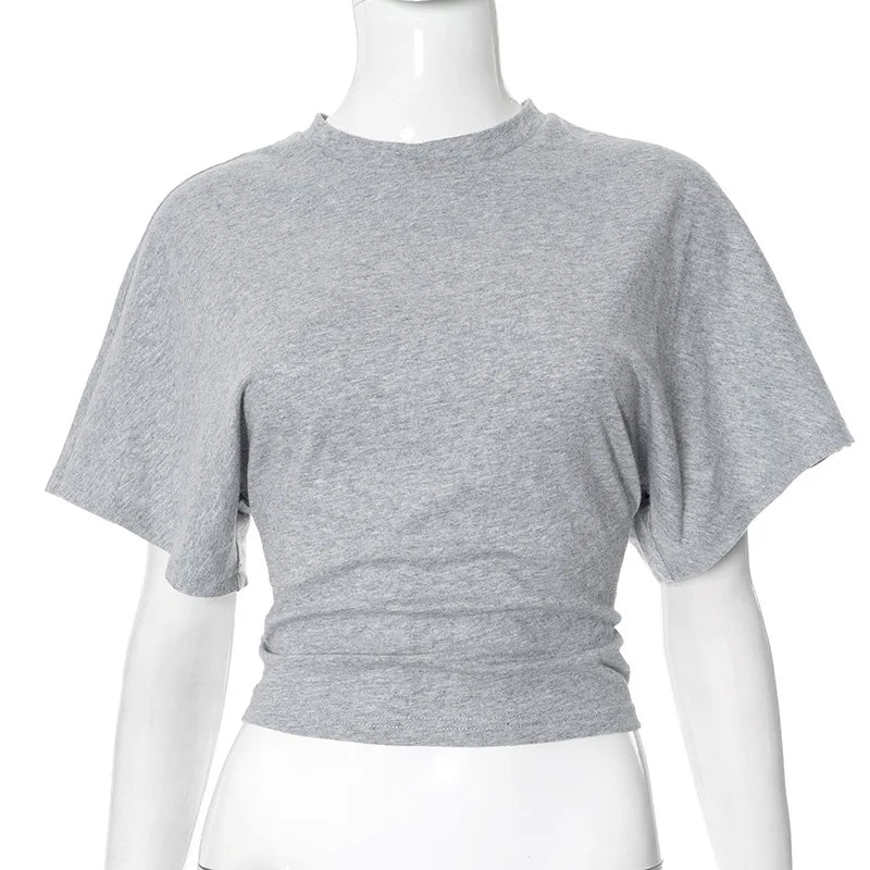 Women Cropped Streetwear T-Shirt