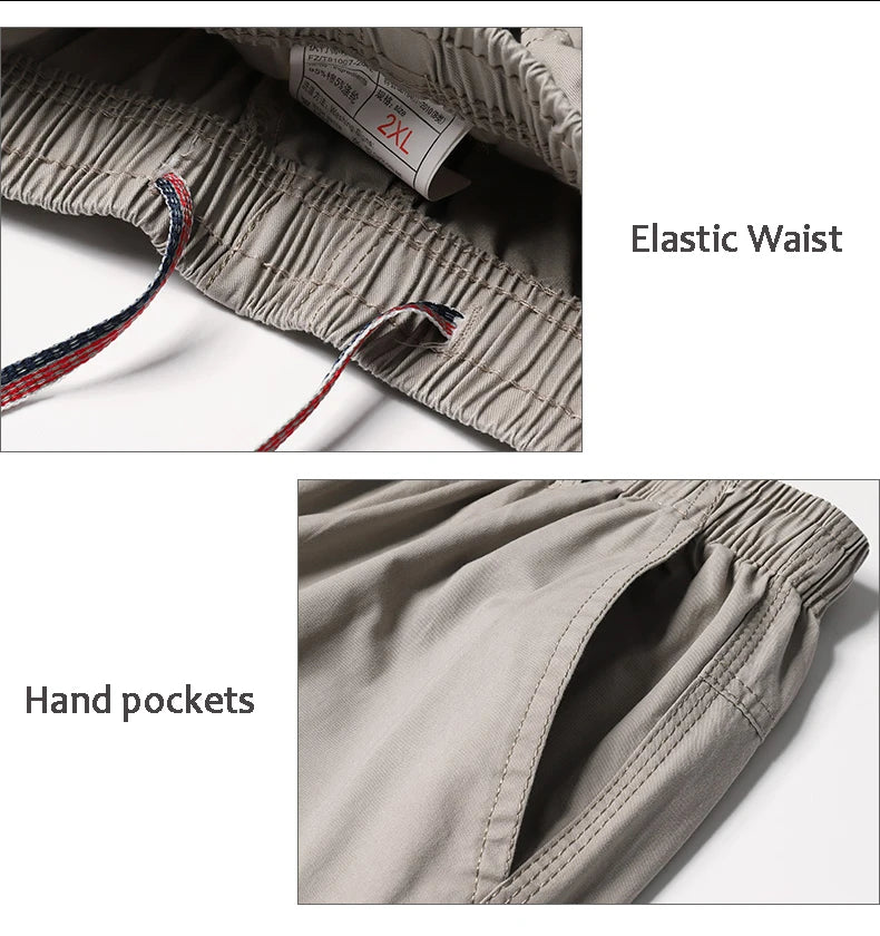 Men’s Cotton Cargo Jogger Pants